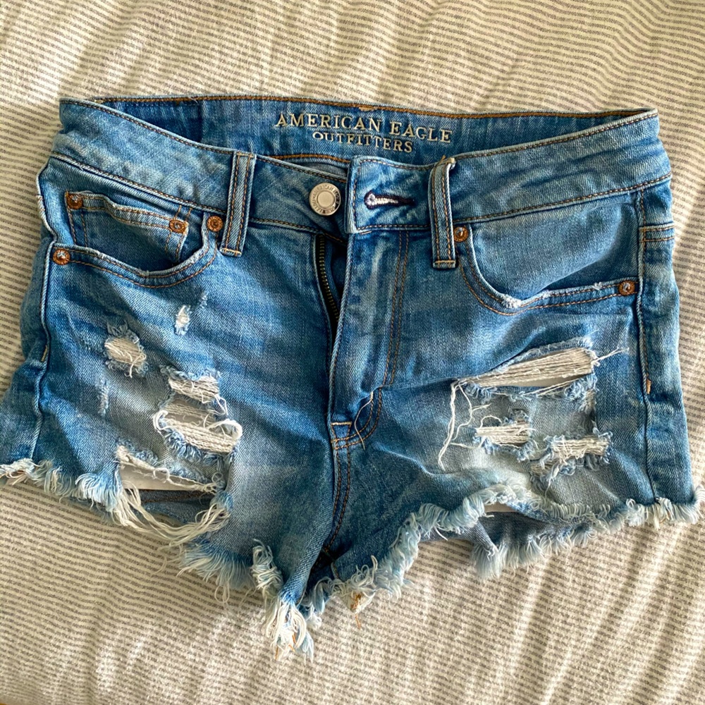 American eagle jean shorts